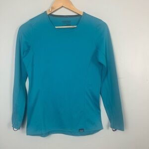 Patagonia Women's Capilene Midweight Crew Long Sleeve Blue Sz XS